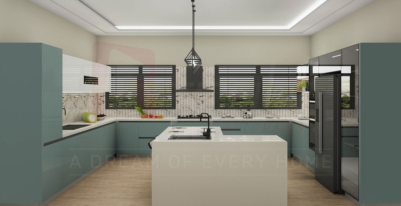 Classic Modular Kitchen Design: Traditional Beauty