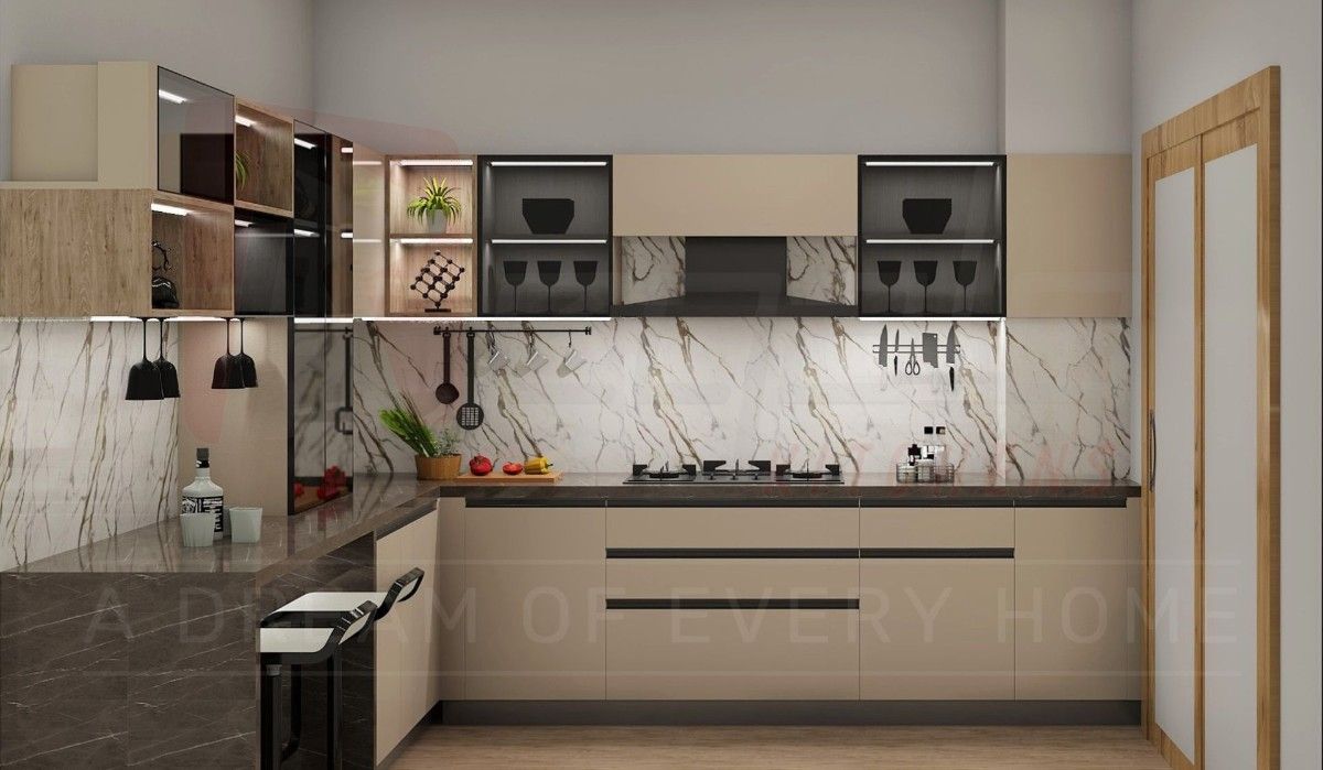 Modular Kitchen Design: Photos, Graphics | Regalo Kitchens