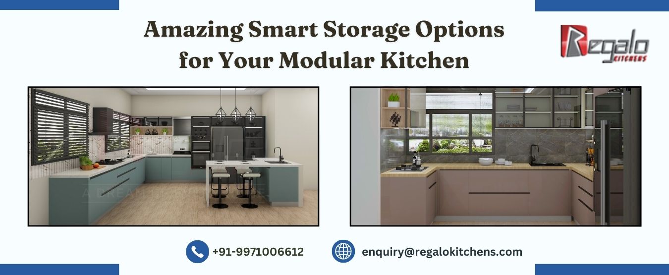 Amazing Smart Storage Options for Your Modular Kitchen