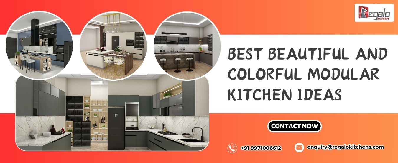 Best Beautiful and Colorful Modular Kitchen Ideas