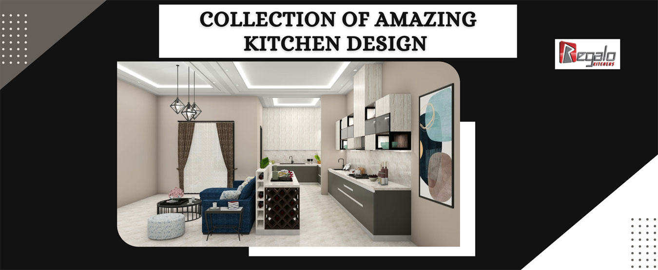 Small Modular Kitchen Design - Regalo Kitchens