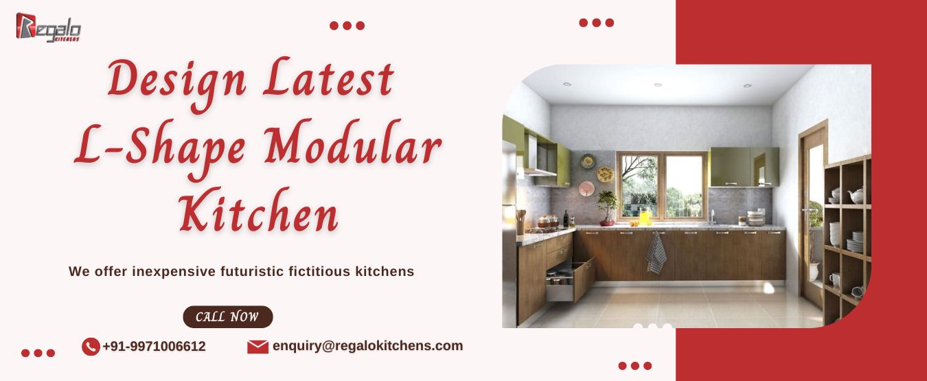 Design Latest L-Shape Modular Kitchen