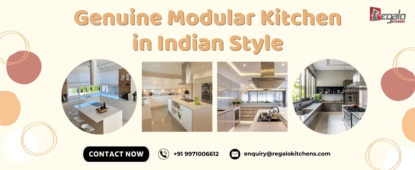 Genuine Modular Kitchen in Indian Style