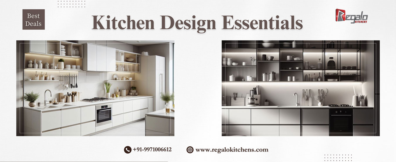 Small Modular Kitchen Design - Regalo Kitchens