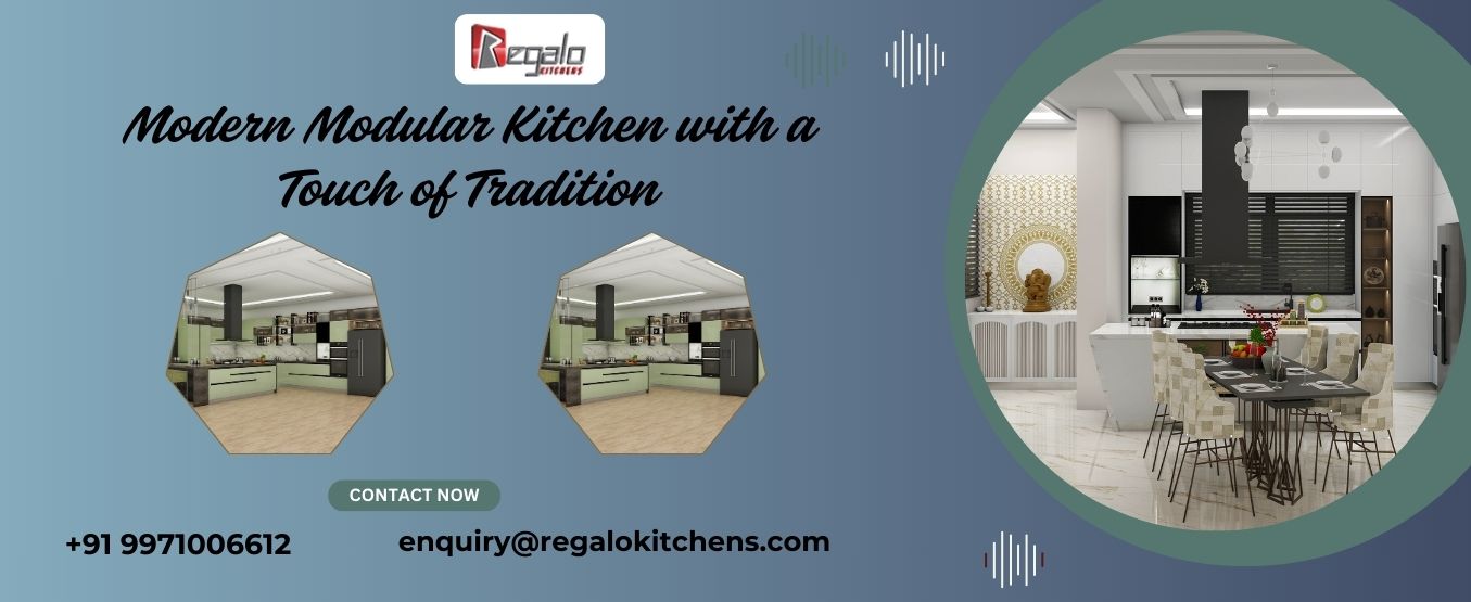  Modern Modular Kitchen with a Touch of Tradition