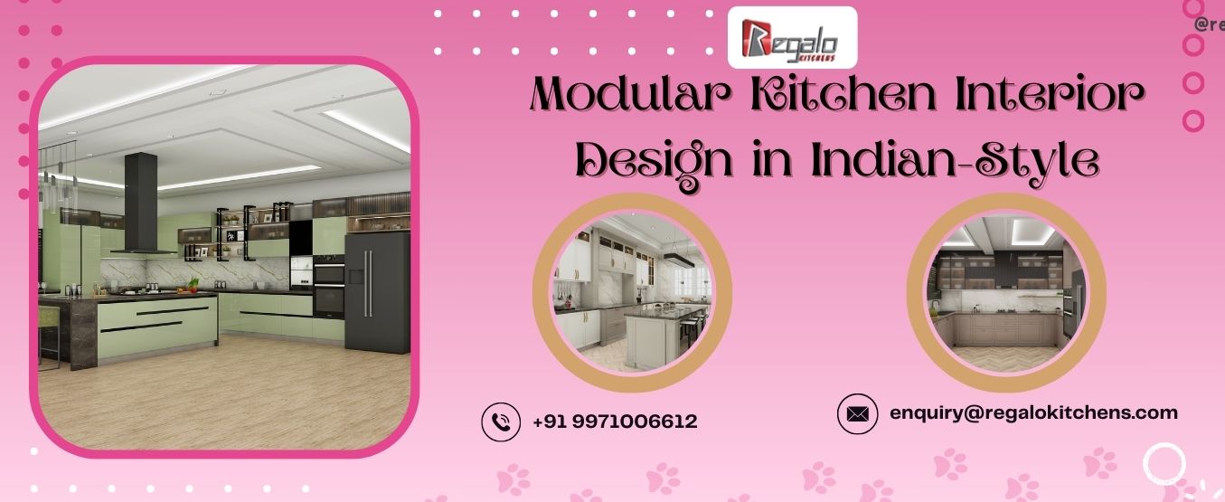 Modular Kitchen Interior Design in Indian-Style