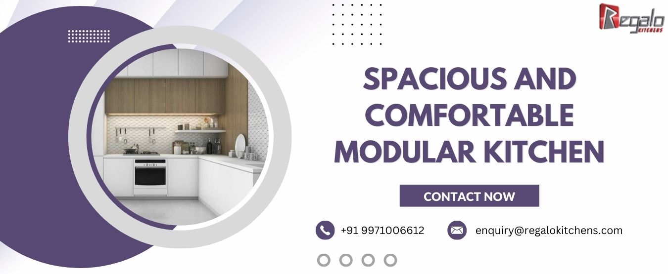 Spacious and Comfortable Modular Kitchen