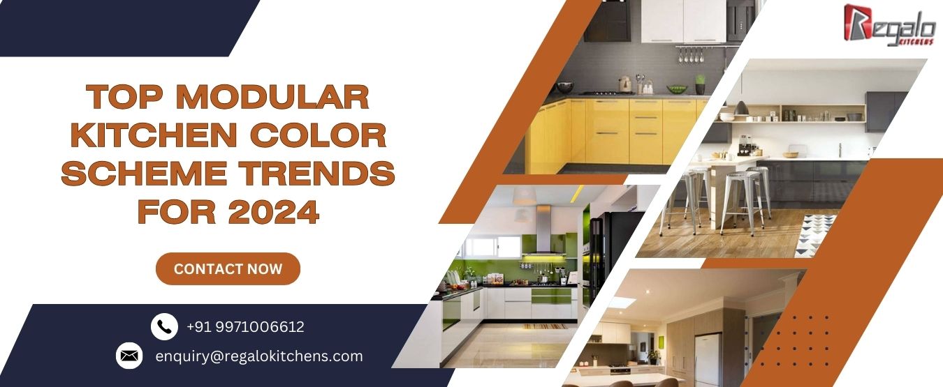 Top Modular Kitchen Color Scheme Trends for 2024